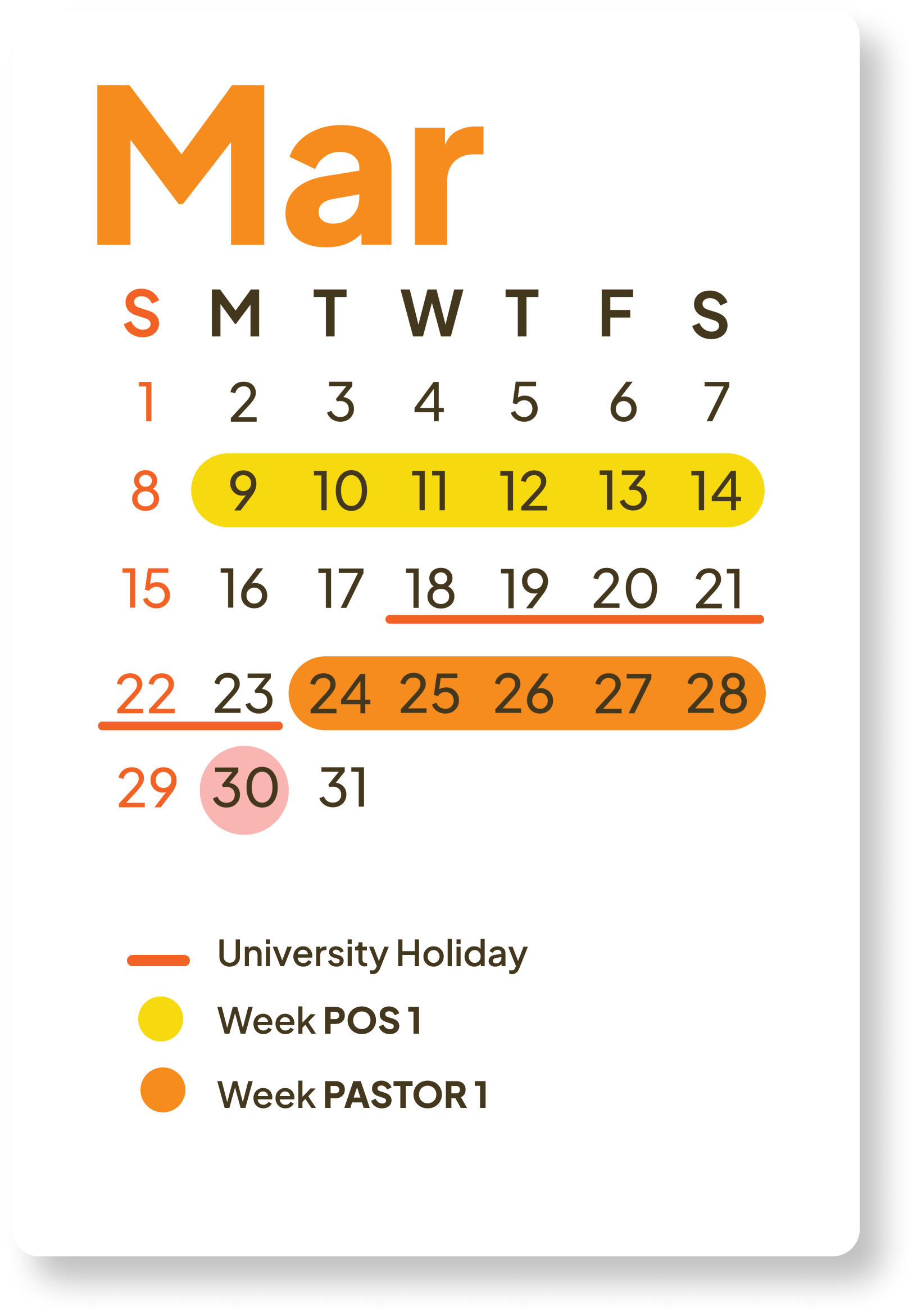 Kalender Februari